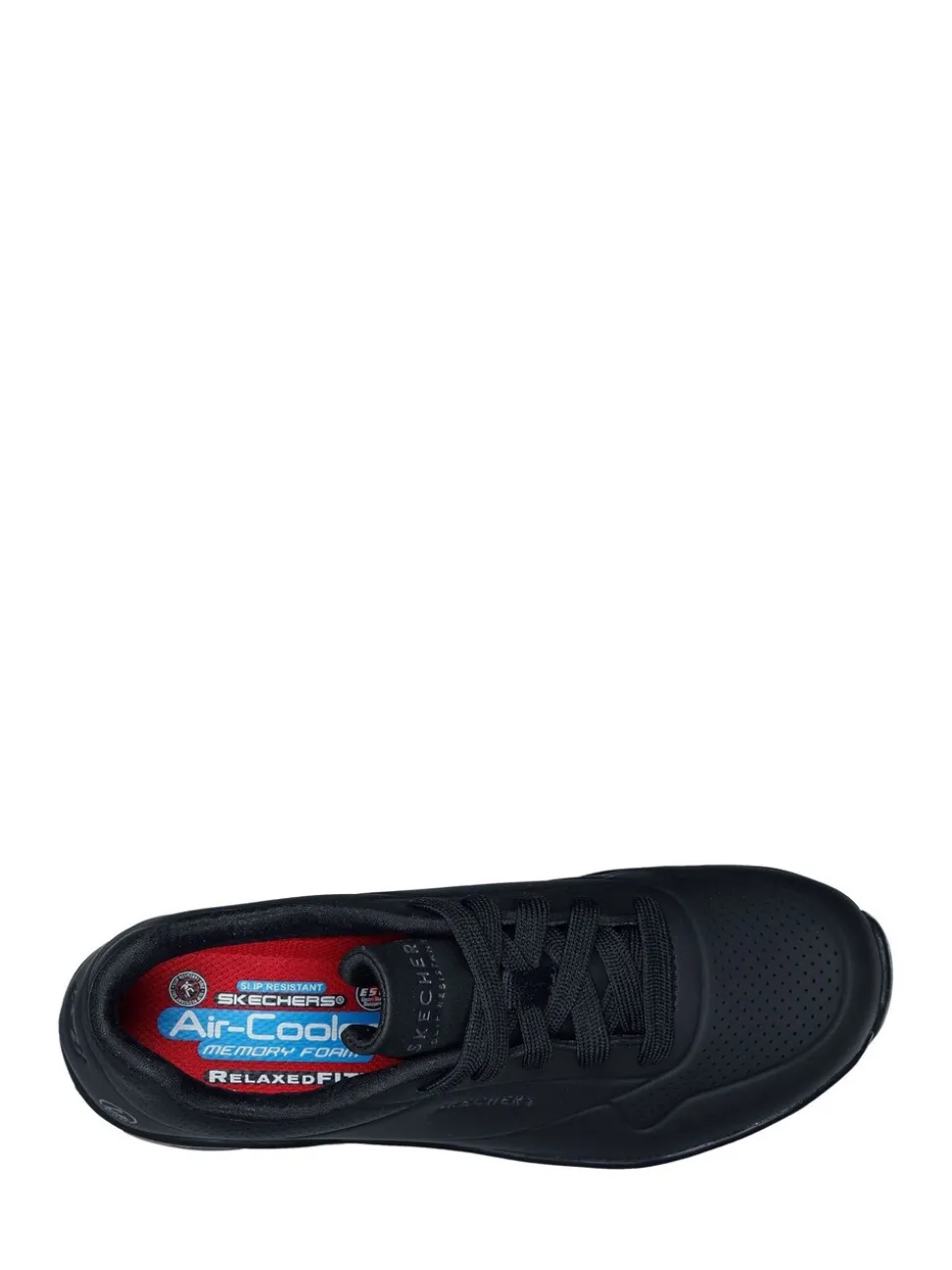 Skechers Black Womens Uno Slip Resistant Work Trainers