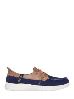 Skechers Blue Wide Fit On the GO Flex Palmilla Boat Shoes