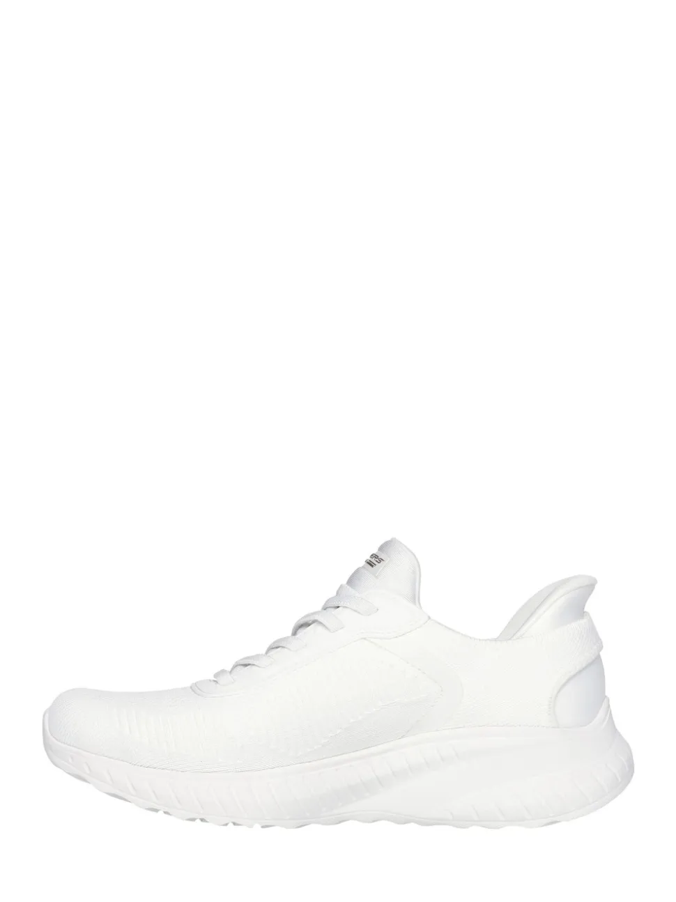 Skechers Chalk White BOBS Sport Squad Chaos Slip In Trainers