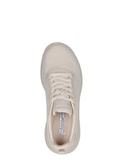 Skechers Natural Womens Bobs Squad Chaos Face Off Trainers