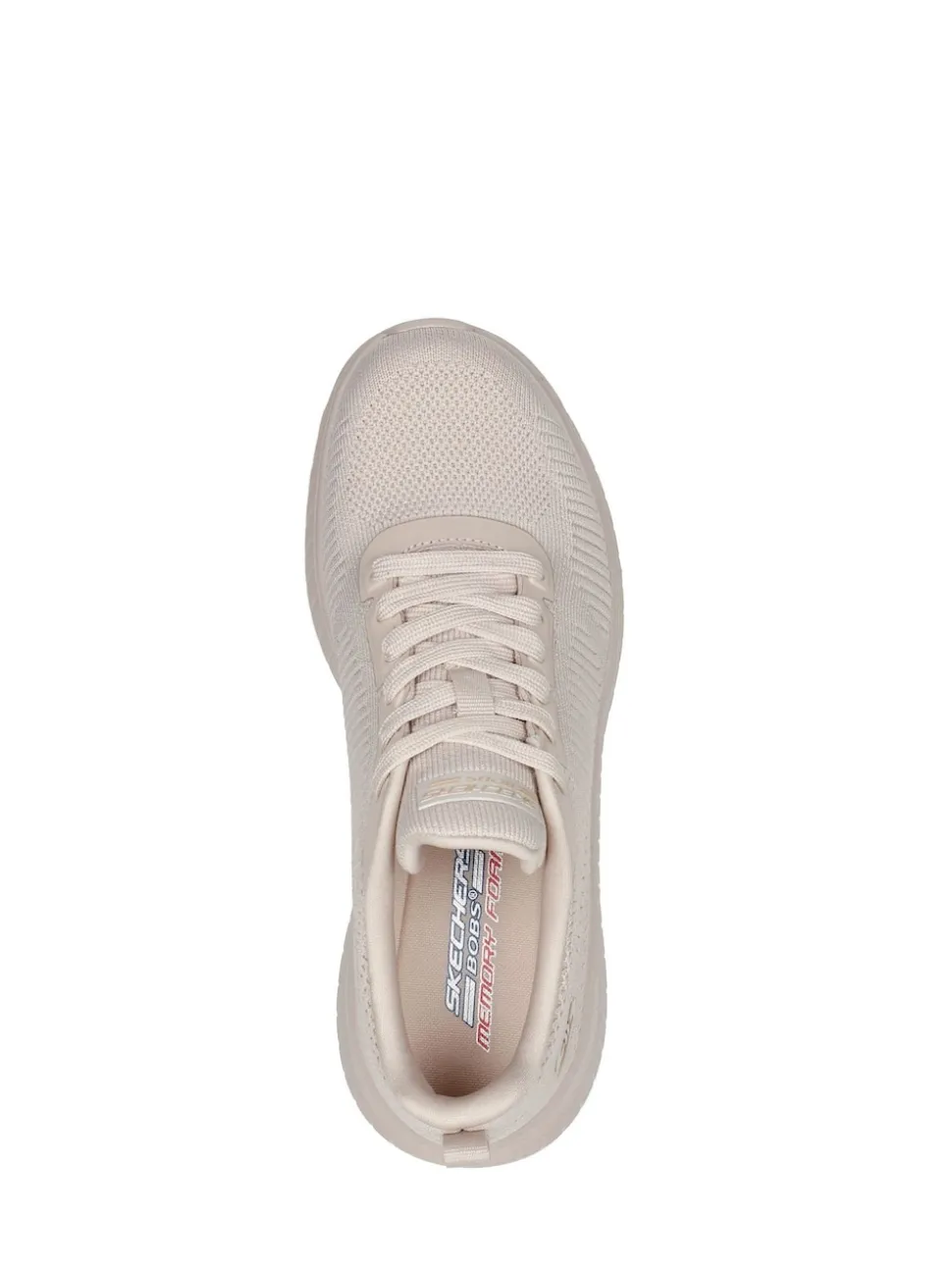 Skechers Natural Womens Bobs Squad Chaos Face Off Trainers