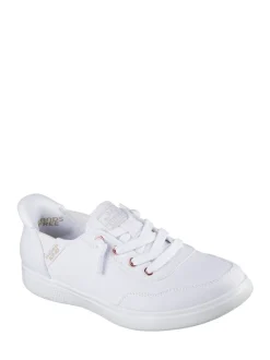 Skechers White Skip Cute B Sweet Trainers