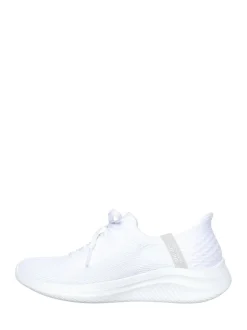 Skechers White Slip-ins: Ultra Flex 3.0 Brilliant Trainers