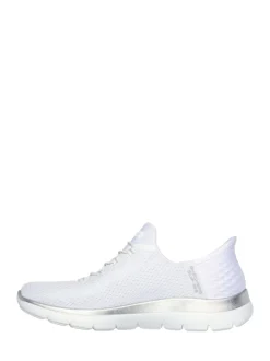 Skechers White Womens Slip In Summits Dazzling Haze Trainers