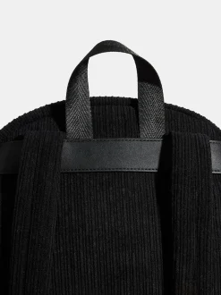 Skinnydip Black Celestial Silver Cord Backpack