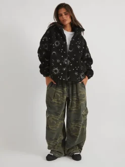 Skinnydip Black Celestial Borg Jacket