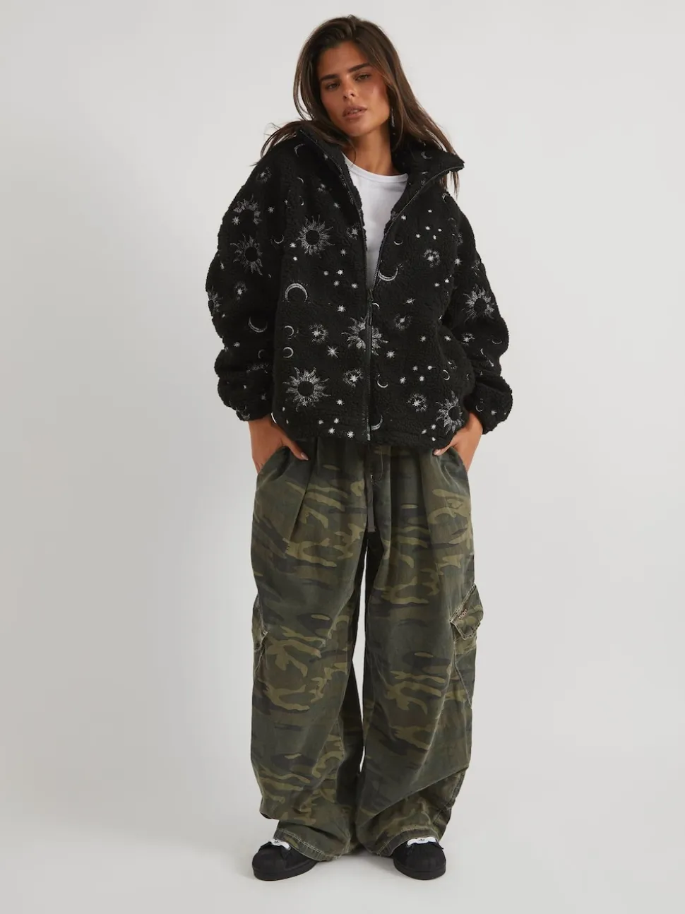 Skinnydip Black Celestial Borg Jacket