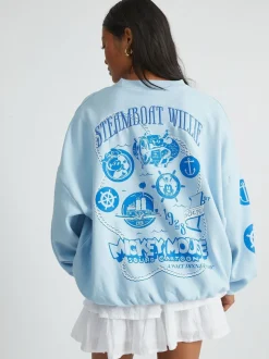 Skinnydip Blue Whatever Sweatshirt
