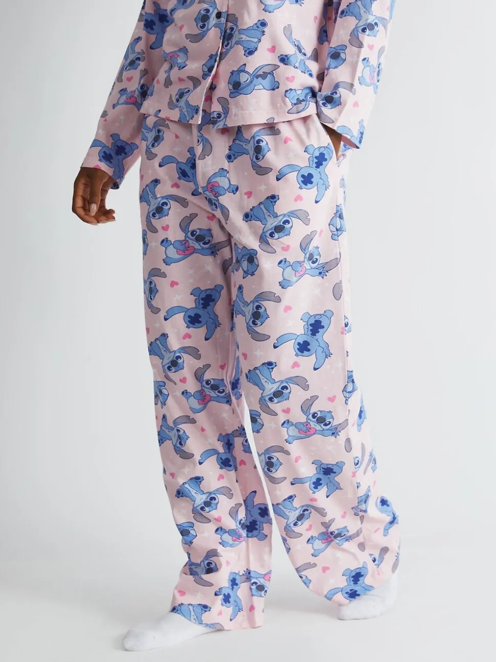Skinnydip Pink Disney Stitch Pyjamas Set in Pink