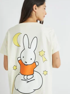 Skinnydip Pink Miffy x Skinnydip Cloud Night Dress in Ecru