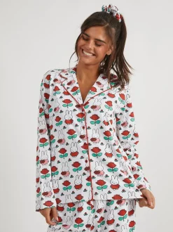 Skinnydip White Miffy Rose Pyjamas Set