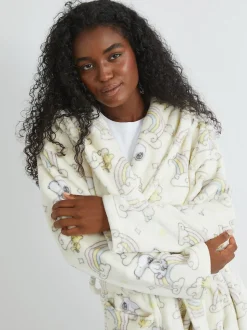 Skinnydip White Peanuts x Skinnydip Snoopy Rainbow Print Dressing Robe