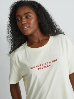 Skinnydip White Sounds Like A You Problem Night Dress