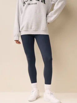 Slate Grey Full Length Leggings