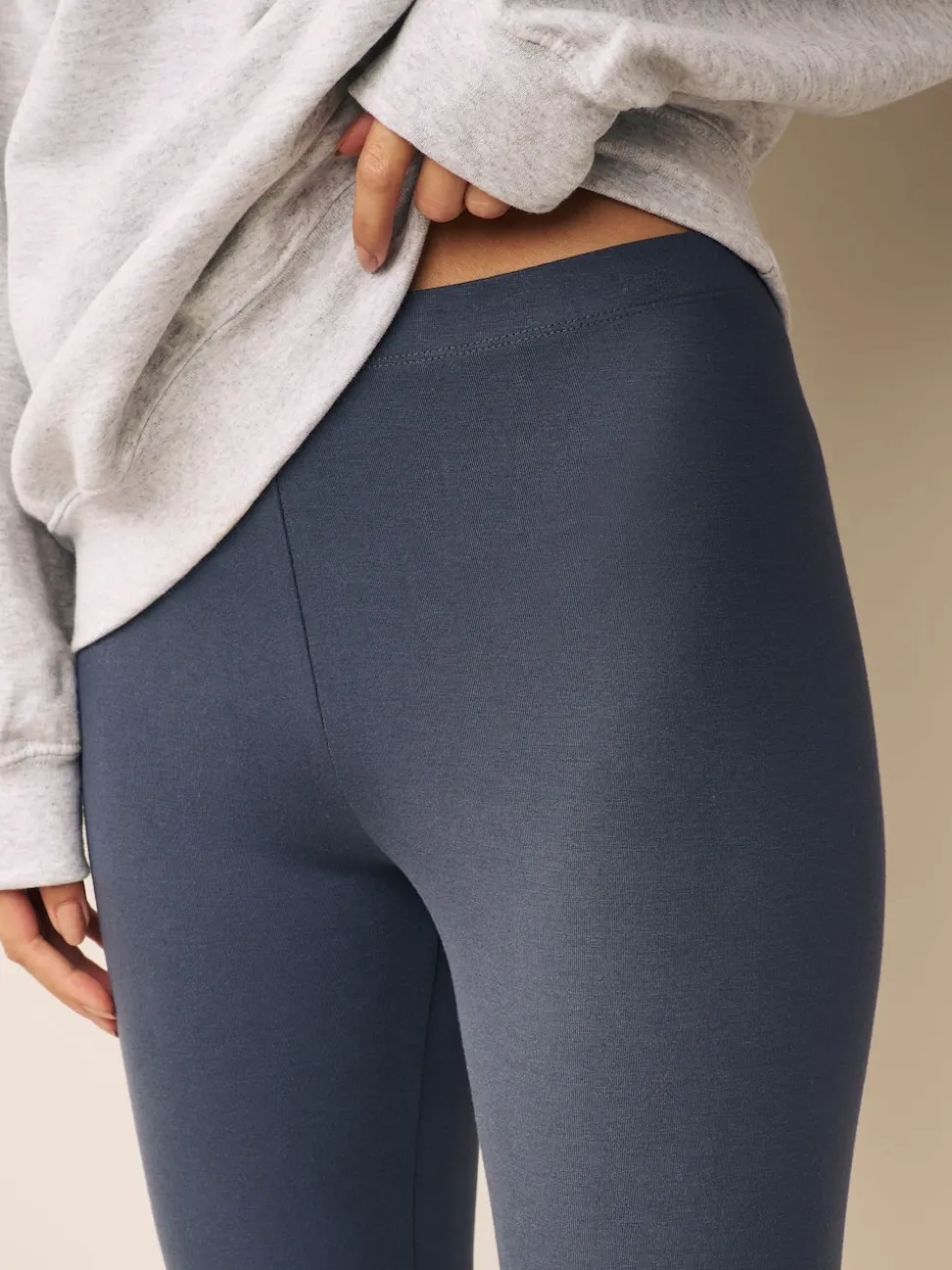 Slate Grey Full Length Leggings