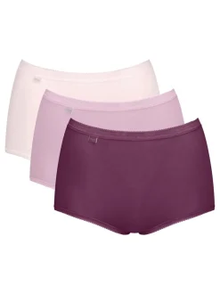 Sloggi Purple Basic+ Maxi Briefs 3 Pack