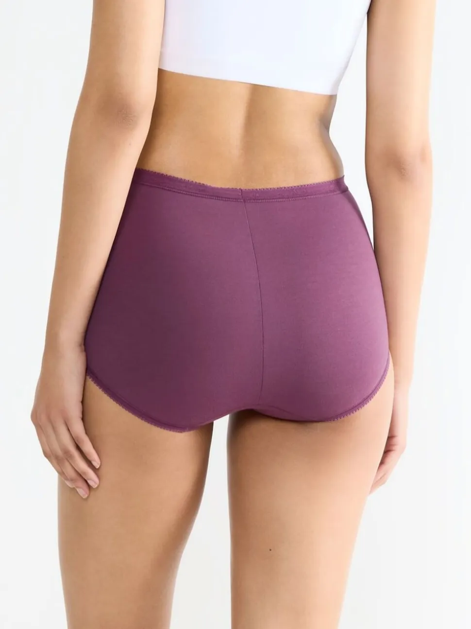 Sloggi Purple Basic+ Maxi Briefs 3 Pack