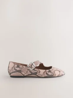Snake Forever Comfort® Asymmetric Mary Jane Shoes