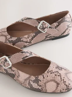 Snake Forever Comfort® Asymmetric Mary Jane Shoes