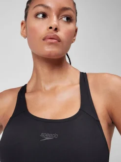 Speedo Black Endurance+ Legsuit Swimsuit