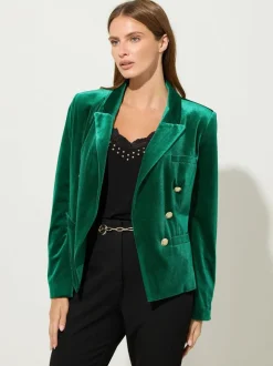 Star by Julien MacDonald Green Velvet Blazer