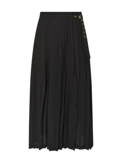 Star by Julien MacDonald Black Pleated Maxi Skirt