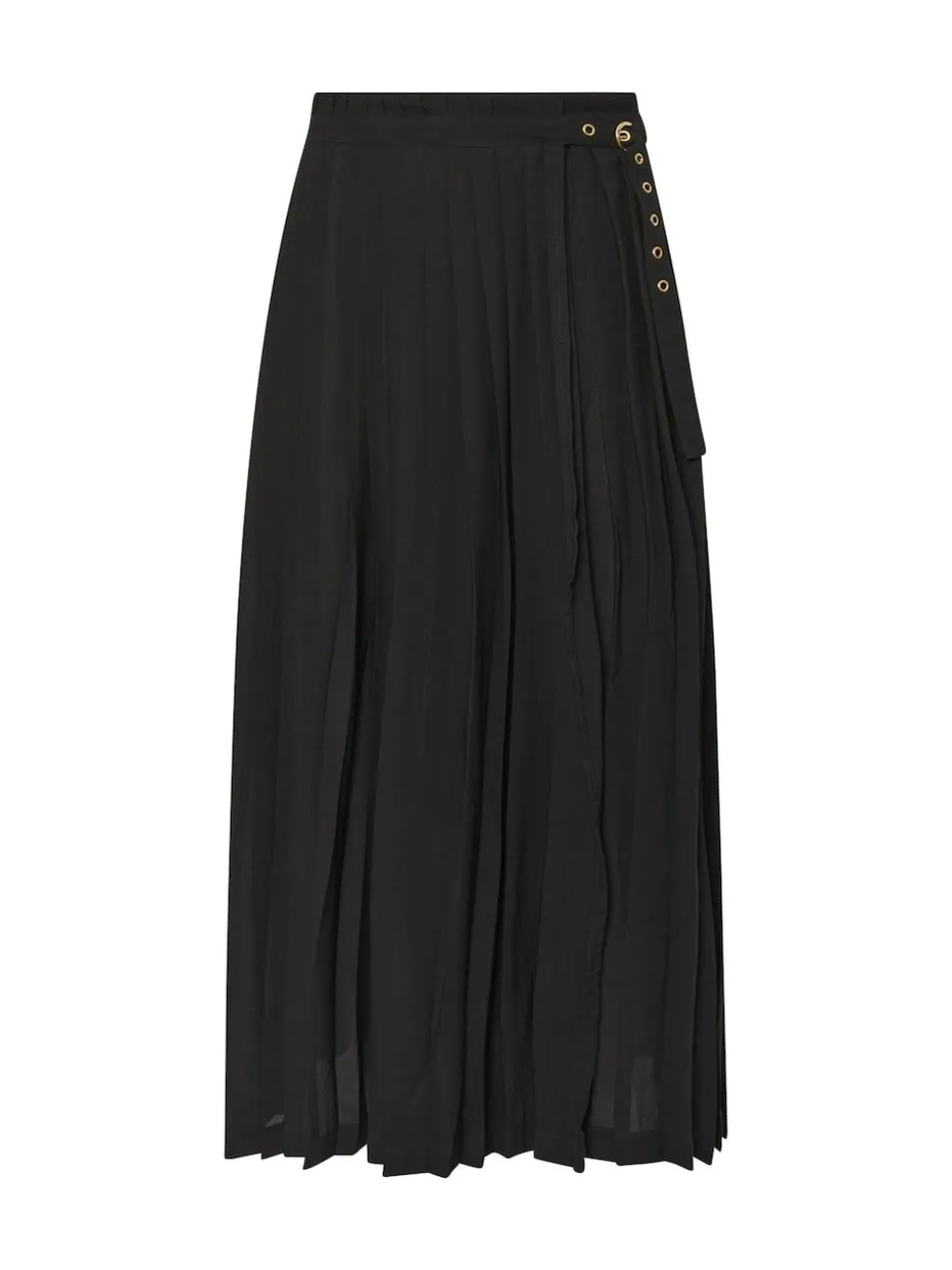 Star by Julien MacDonald Black Pleated Maxi Skirt