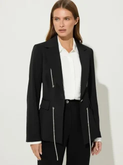 Star by Julien MacDonald Black Diamante Detail Jacket