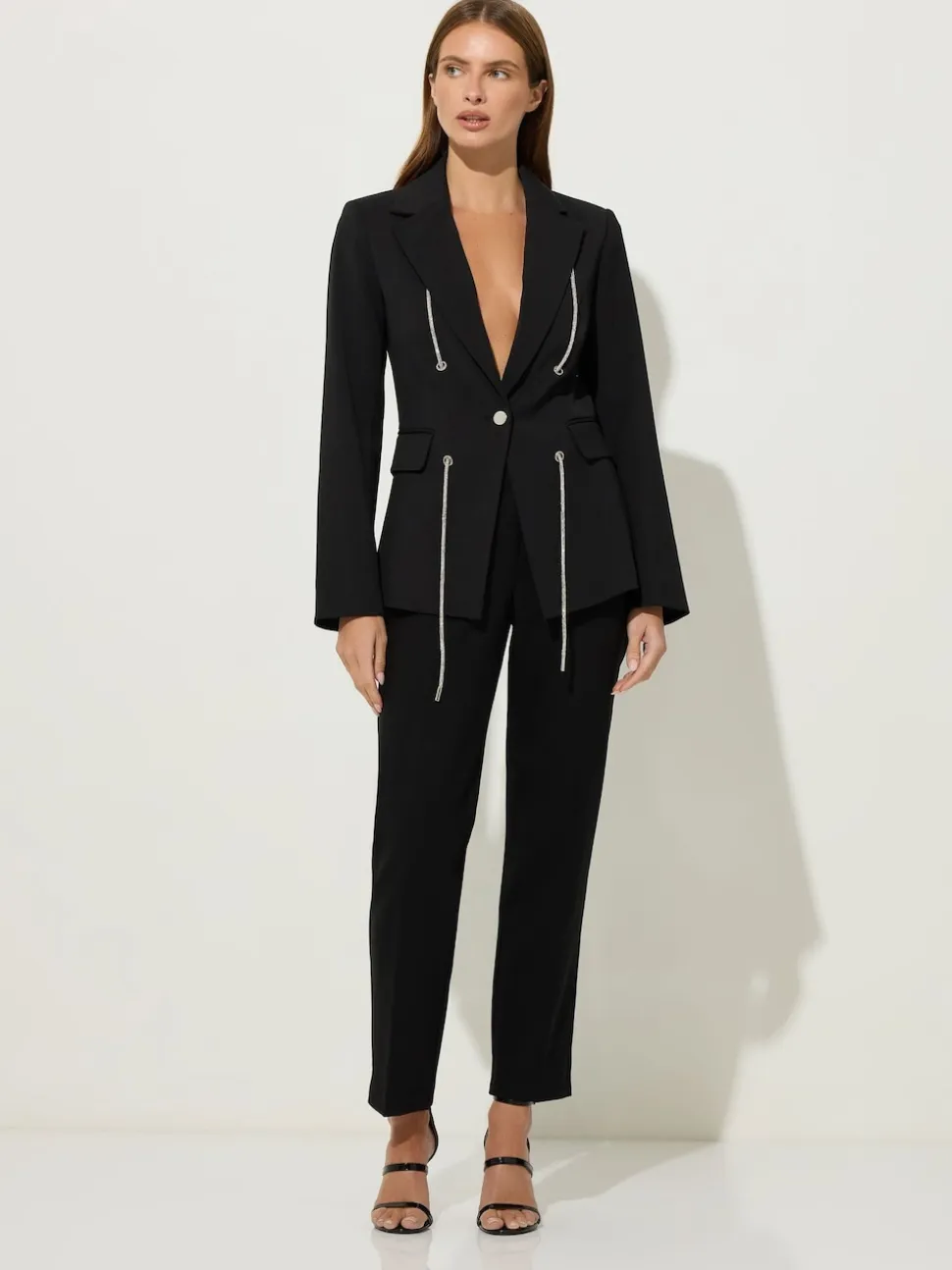 Star by Julien MacDonald Black Diamante Detail Jacket