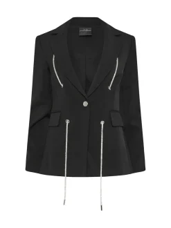 Star by Julien MacDonald Black Diamante Detail Jacket
