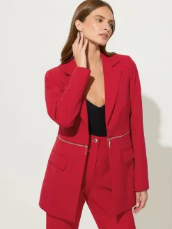 Star by Julien MacDonald Red Zip Waist 2 In 1 Jacket
