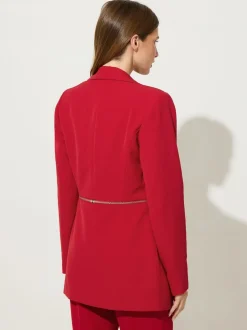 Star by Julien MacDonald Red Zip Waist 2 In 1 Jacket