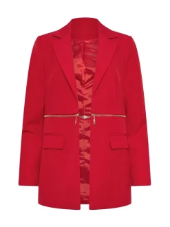 Star by Julien MacDonald Red Zip Waist 2 In 1 Jacket