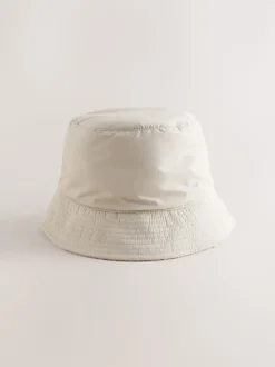 Stone Borg/Nylon Reversible Bucket Hat