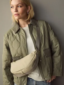 Stone Fabric Sling Bag