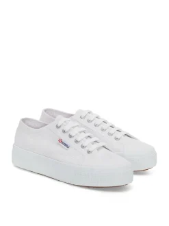 Superga 2740 Platform White Trainers