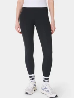 Sweaty Betty Black Full Length All Day 7/8 Embossed Leggings
