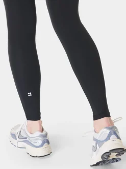 Sweaty Betty Black Full Length All Day 7/8 Embossed Leggings