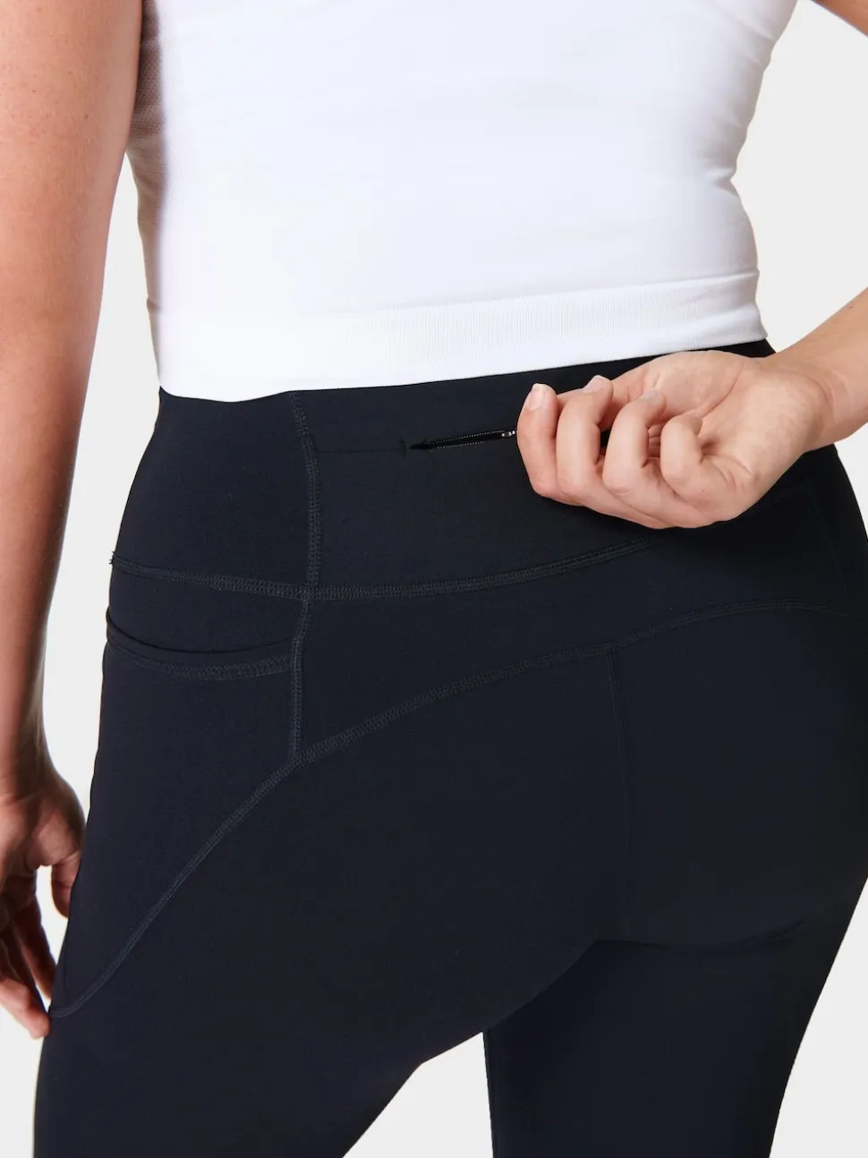 Sweaty Betty Black Full Length Power Workout Leggings