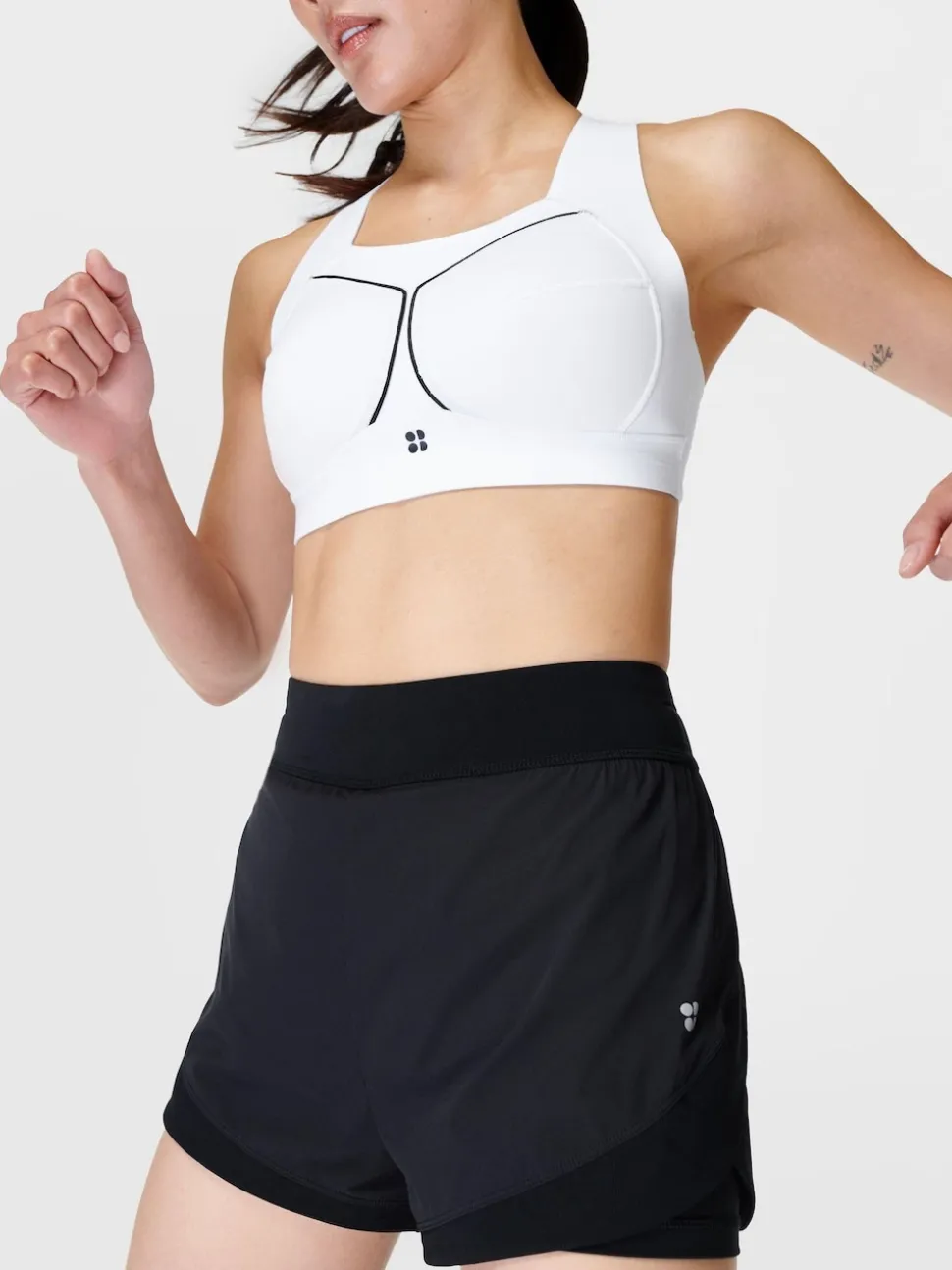Sweaty Betty Black Tempo Run Shorts