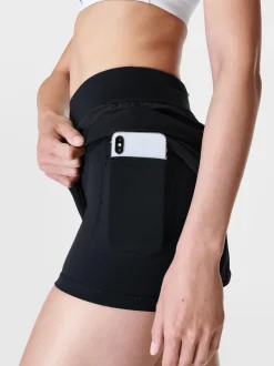 Sweaty Betty Black Tempo Run Shorts