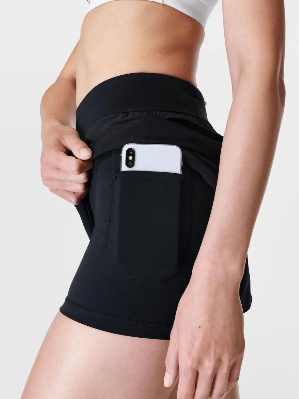 Sweaty Betty Black Tempo Run Shorts