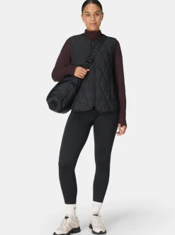 Sweaty Betty Black Therma Boost Heat Tech 7/8 Walking Leggings