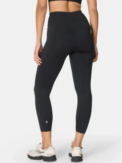 Sweaty Betty Black Therma Boost Heat Tech 7/8 Walking Leggings