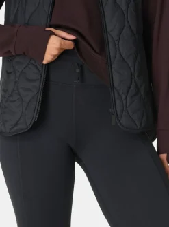 Sweaty Betty Black Therma Boost Heat Tech 7/8 Walking Leggings
