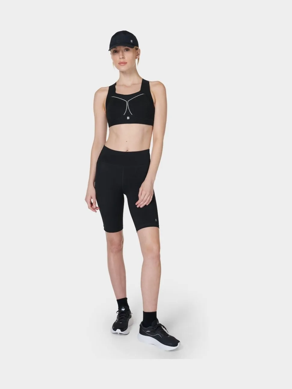 Sweaty Betty Black Zero Gravity 9" Run Shorts