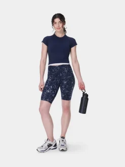Sweaty Betty Light Blue Power 7/8 Workout Leggings