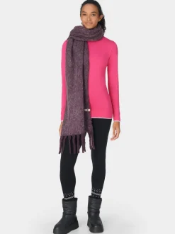 Sweaty Betty Pink Modal High Neck Base Layer Top