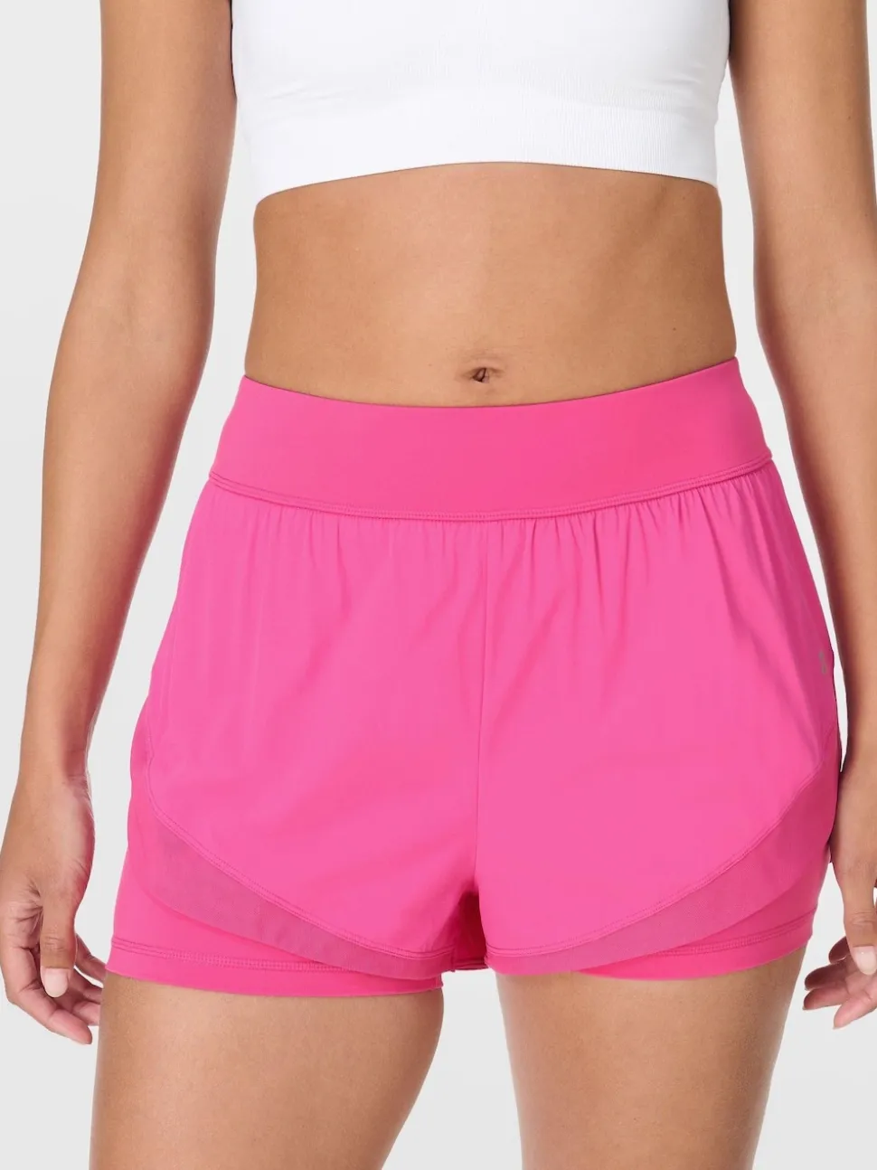 Sweaty Betty Pink Tempo Run Shorts