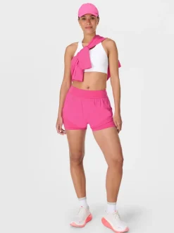 Sweaty Betty Pink Tempo Run Shorts